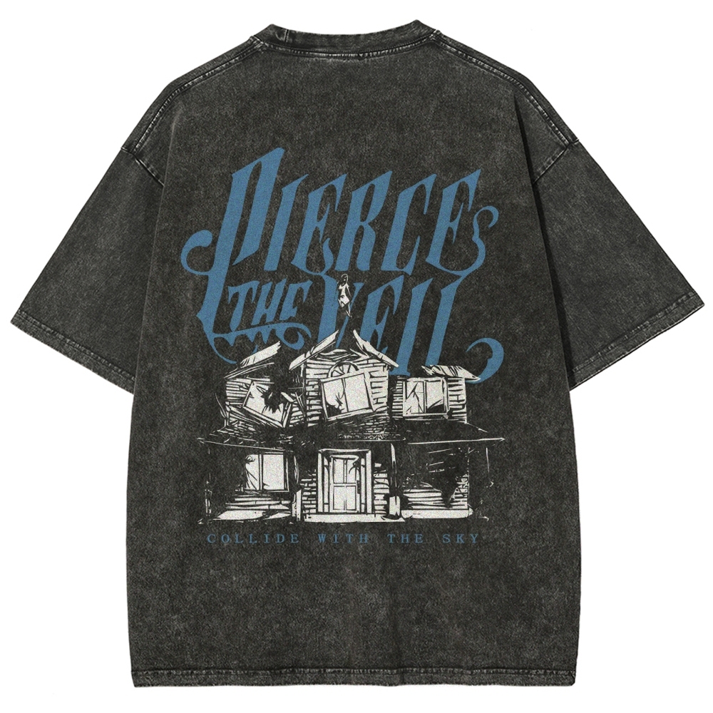 Unisex Fit Pierce the Veil Washed T-Shirt