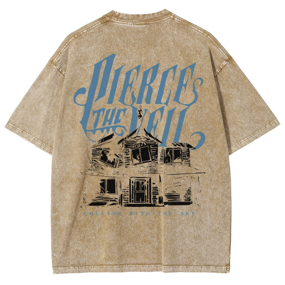 Unisex Fit Pierce the Veil Washed T-Shirt