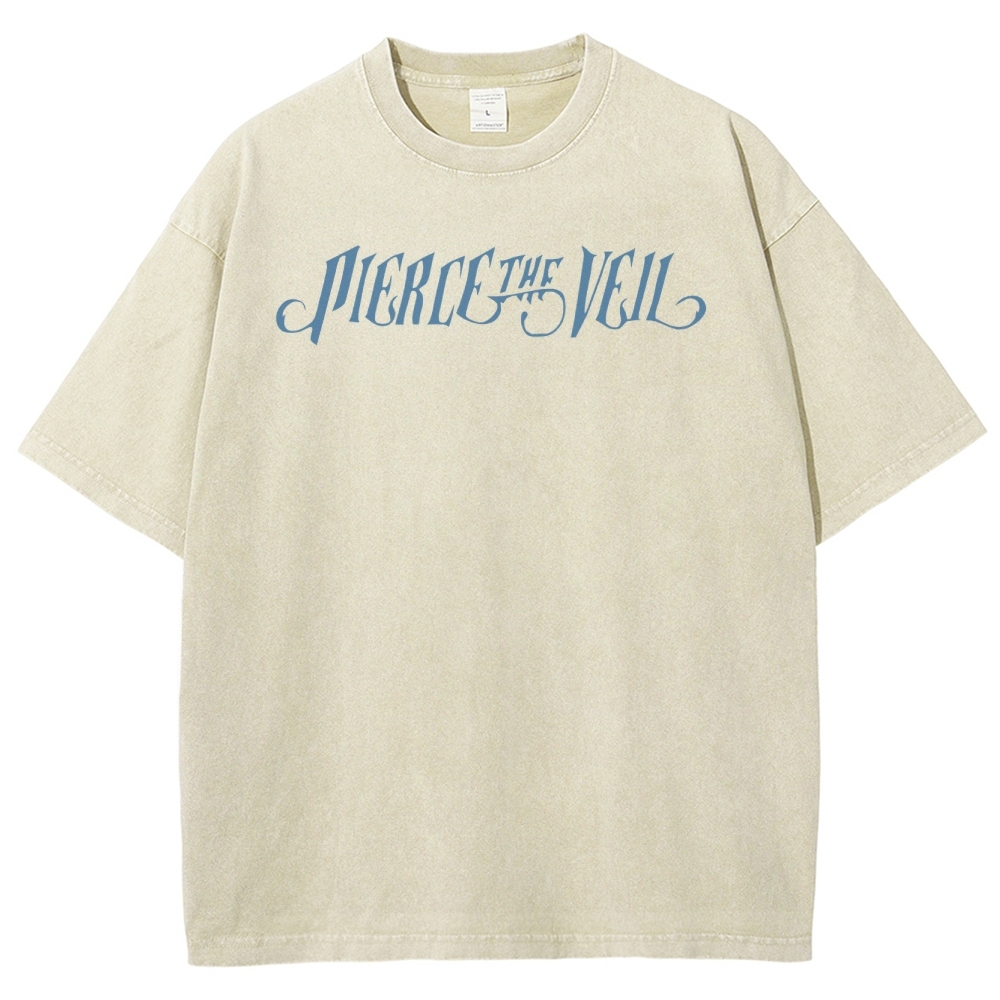 Unisex Fit Pierce the Veil Washed T-Shirt