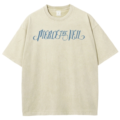 Unisex Fit Pierce the Veil Washed T-Shirt