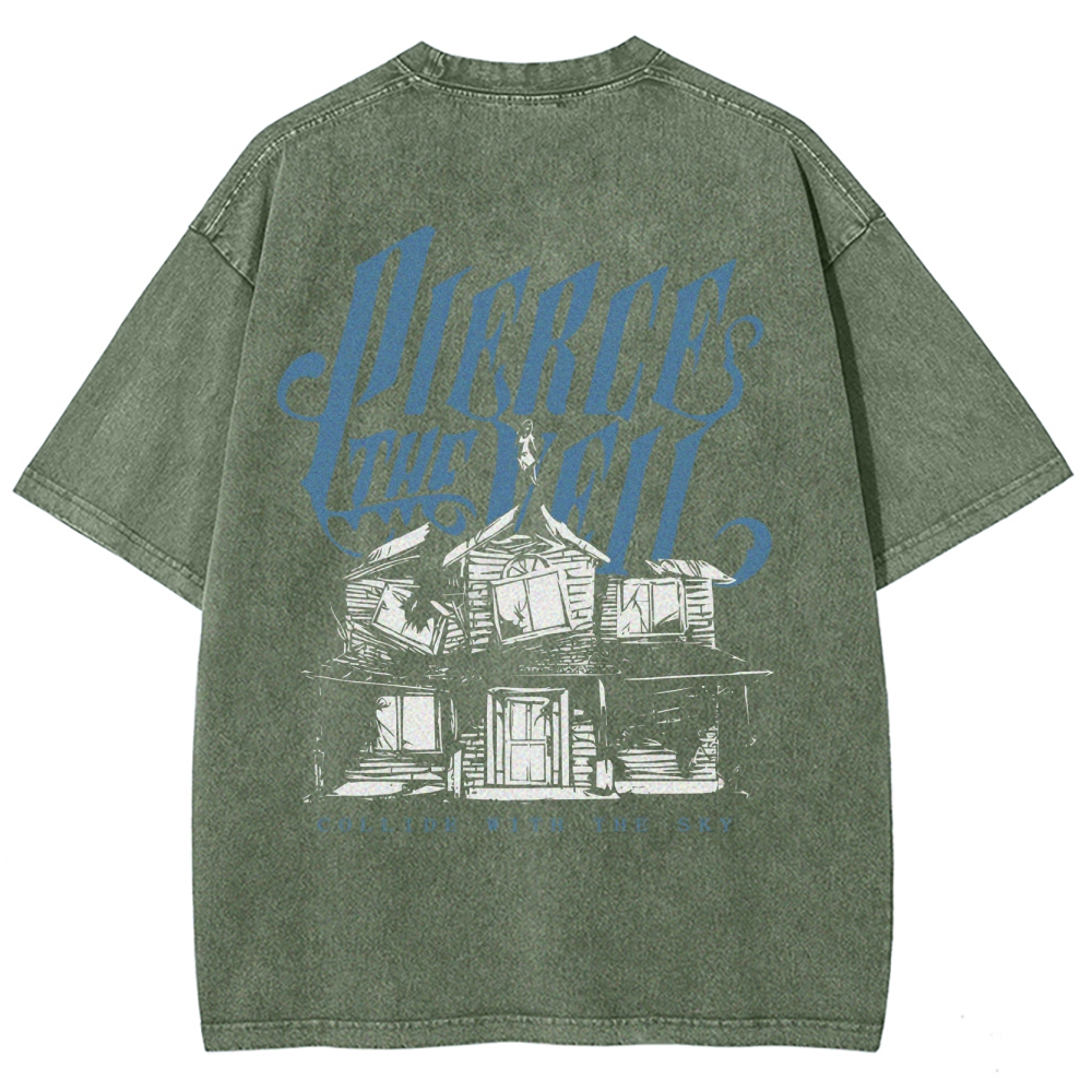 Unisex Fit Pierce the Veil Washed T-Shirt