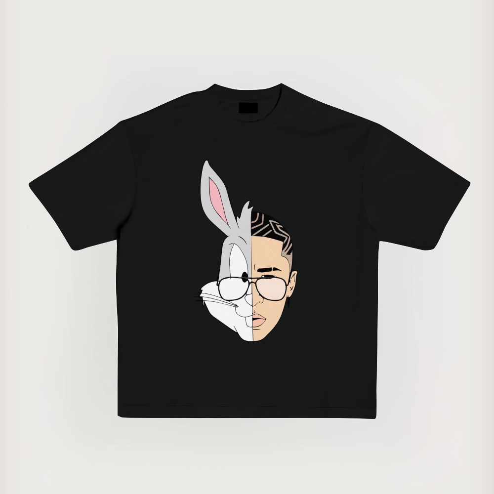 Bad Bunny 2026 Super Bowl LX Printed Short-Sleeved T-Shirt