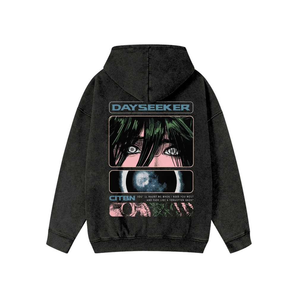 Unisex Dayseeker Washed Cotton Zipper Hooded Sweatshirt
