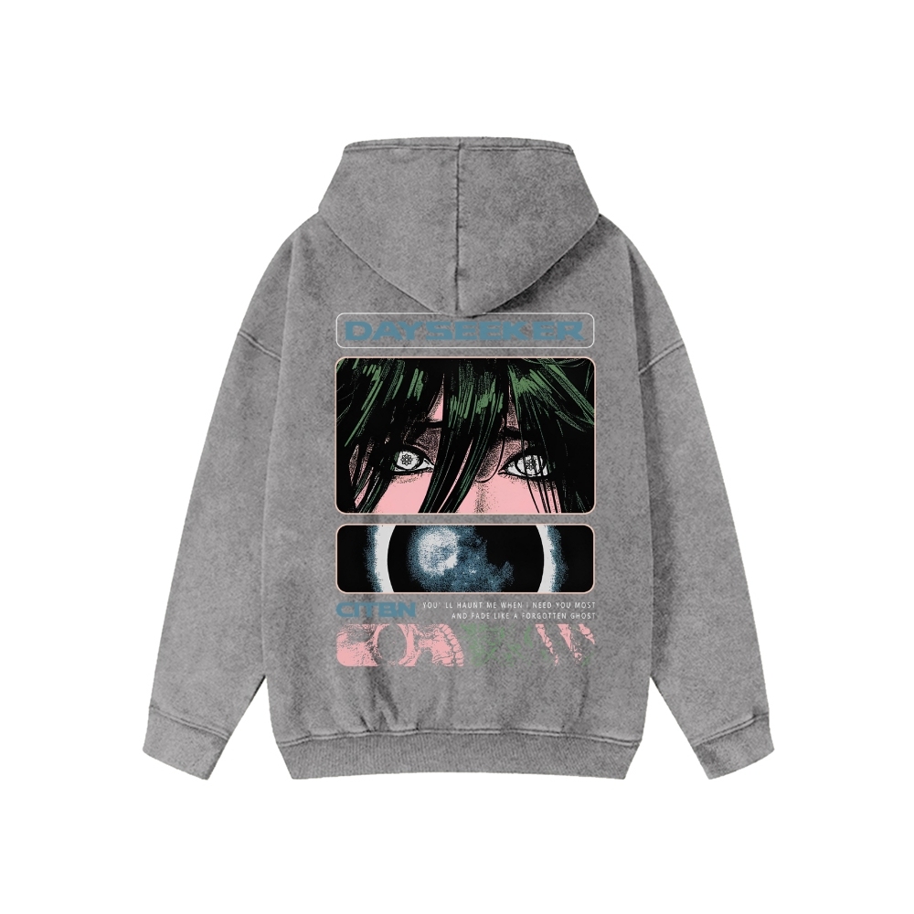 Unisex Dayseeker Washed Cotton Zipper Hooded Sweatshirt