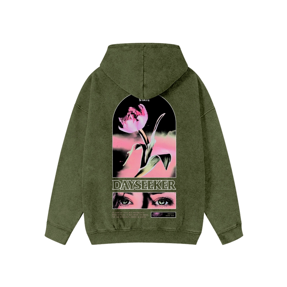 Unisex Dayseeker Washed Cotton Zipper Hooded Sweatshirt