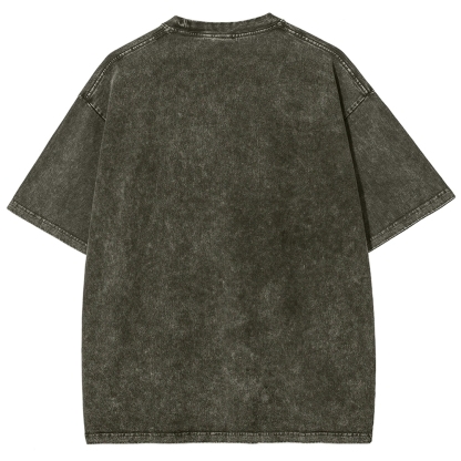 SHINJUKU Washed Vintage Short Sleeves T-Shirt
