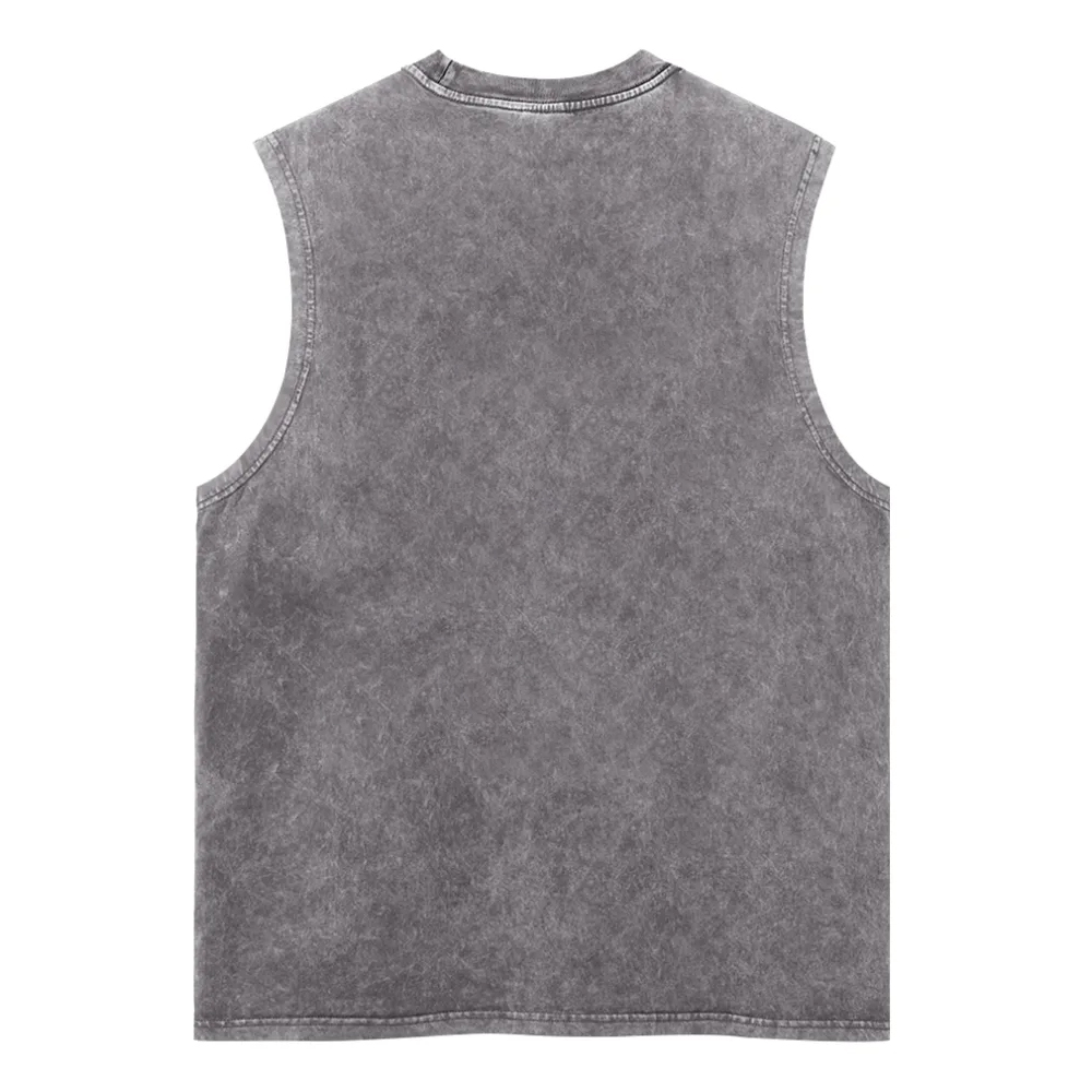 Vintage Gaga Washed Fitness Tank Top