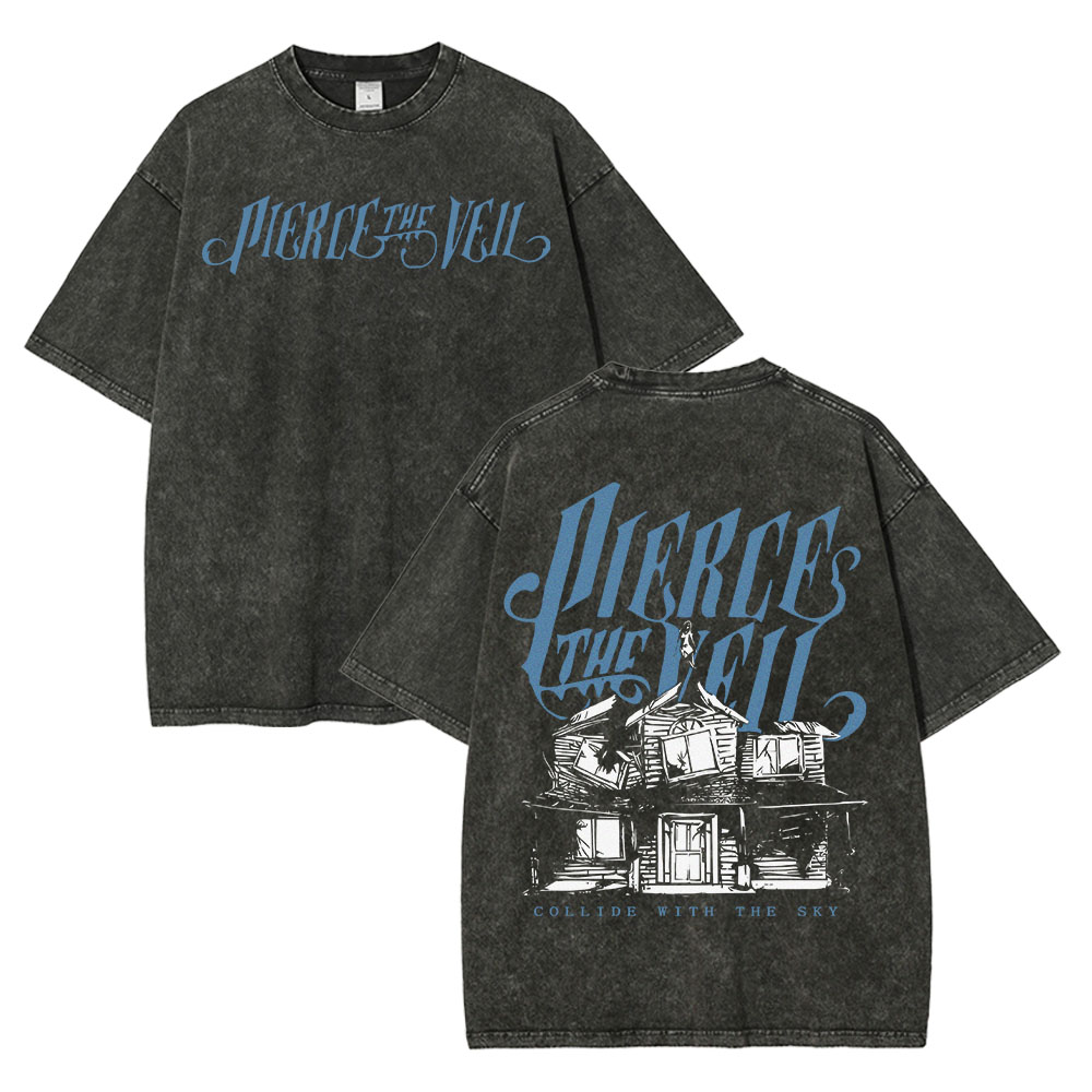 Unisex Fit Pierce the Veil Washed T-Shirt