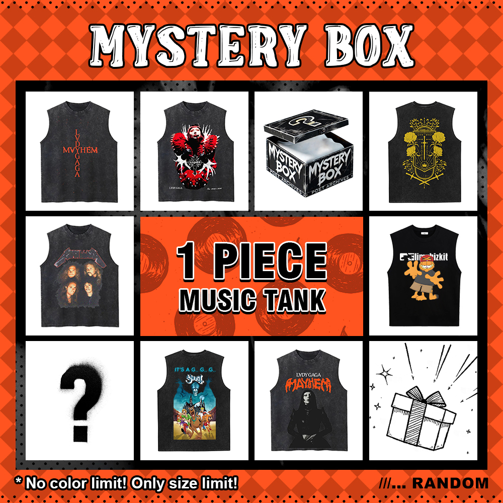 Mysterious Blind Box? 1 Random Music T-Shirt