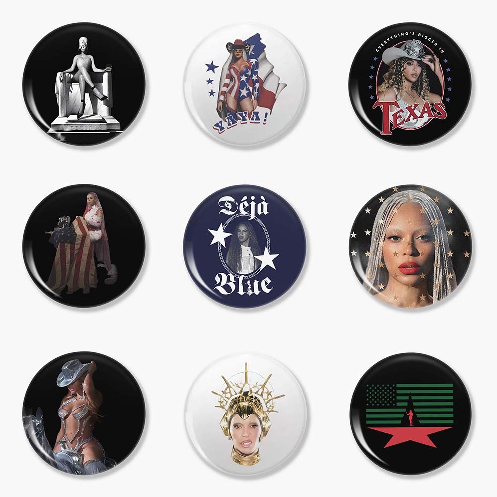 Beyoncé Cowboy Carter Badge Blind Box – 1 Random Collectible Inside