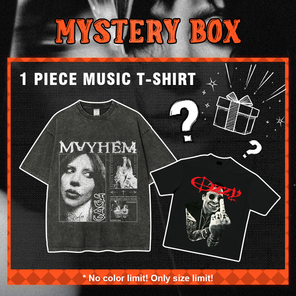 Mysterious Blind Box? 1 Random Music T-Shirt