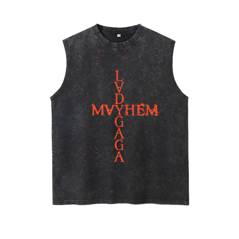 Vintage Gaga Washed Fitness Tank Top