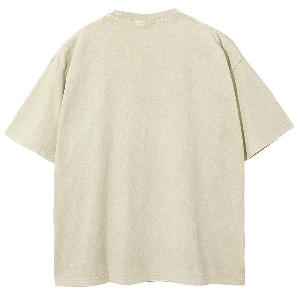 SHINJUKU Washed Vintage Short Sleeves T-Shirt