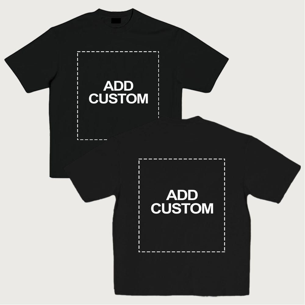 Customized Unisex Fit Printed Short-Sleeved T-Shirt