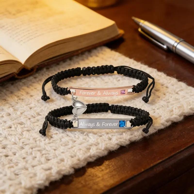 ❤️Early Valentine's Day Sale ❤️Adjustable Couple Bracelet Set(🎁WITH GIFT BOX)