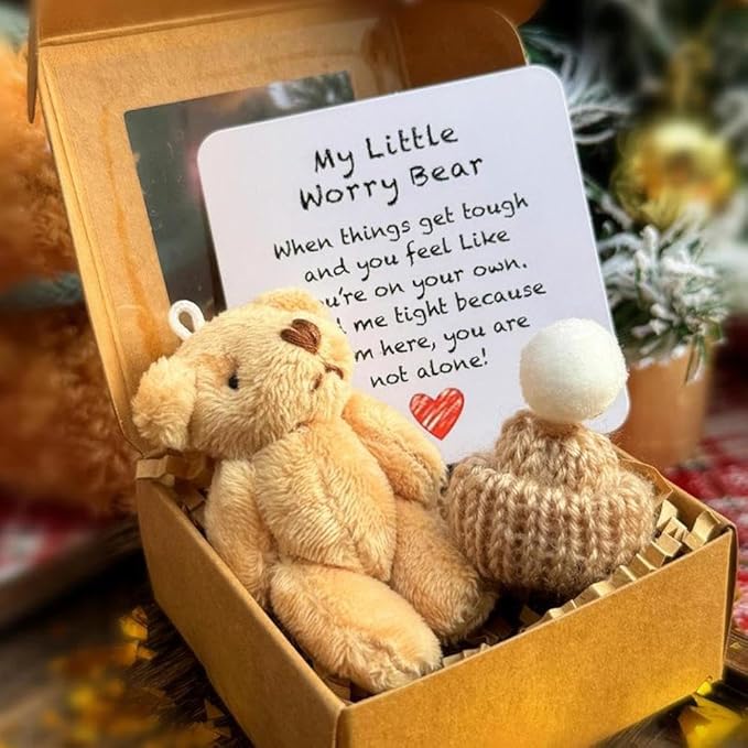 Handmade Little Pocket Bear in Box Set