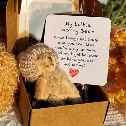 Handmade Little Pocket Bear in Box Set