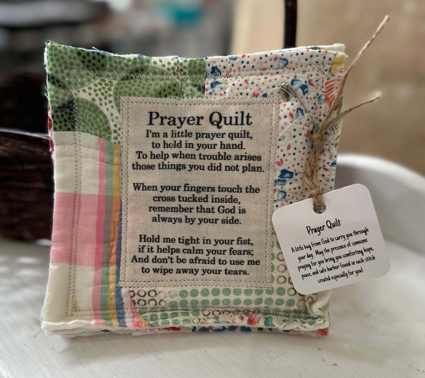 ❤️Last Day Promotion 75% OFF🎁 - ✝️Prayer Quilt with cross inside