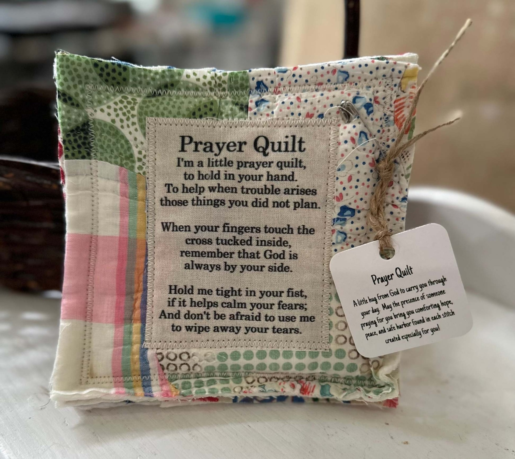 ❤️Last Day Promotion 75% OFF🎁 - ✝️Prayer Quilt with cross inside