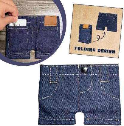 Pocket Pants Mini Jeans Wallet