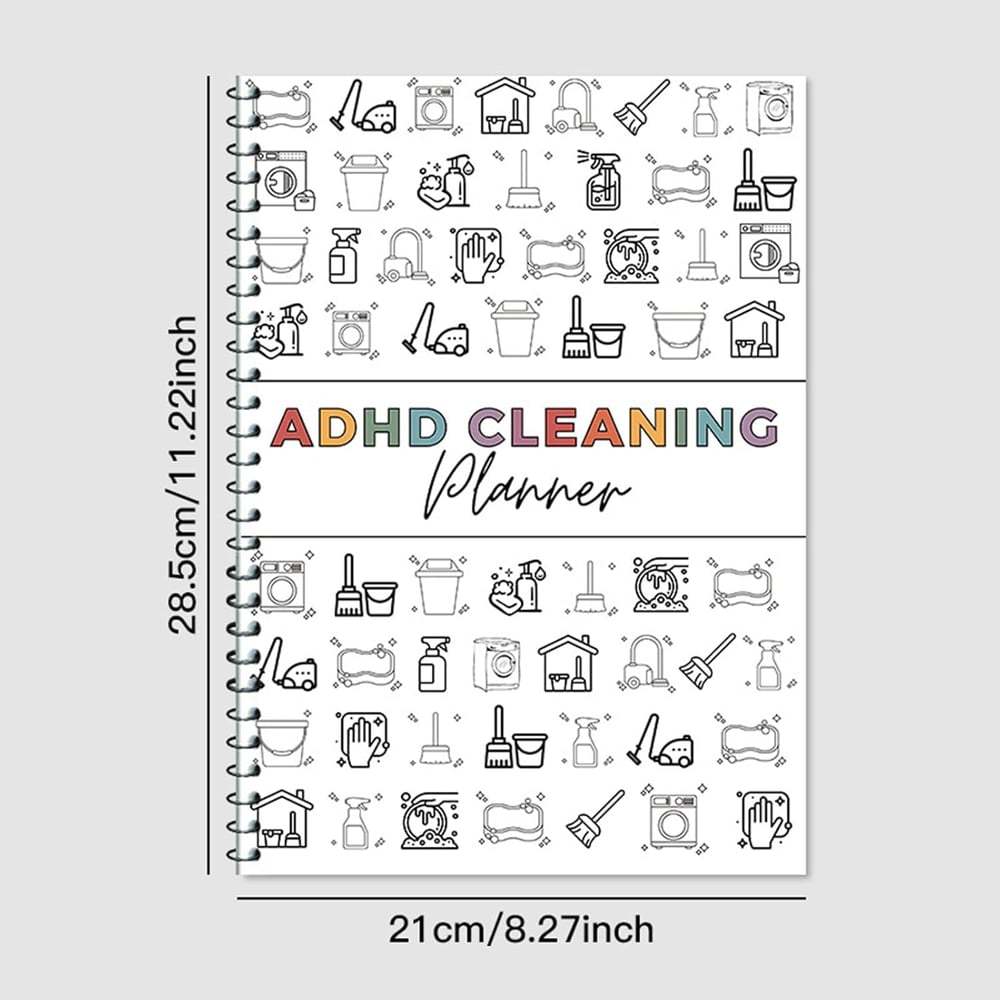 ADHD Household Daily Cleaning Schedule Planner✔