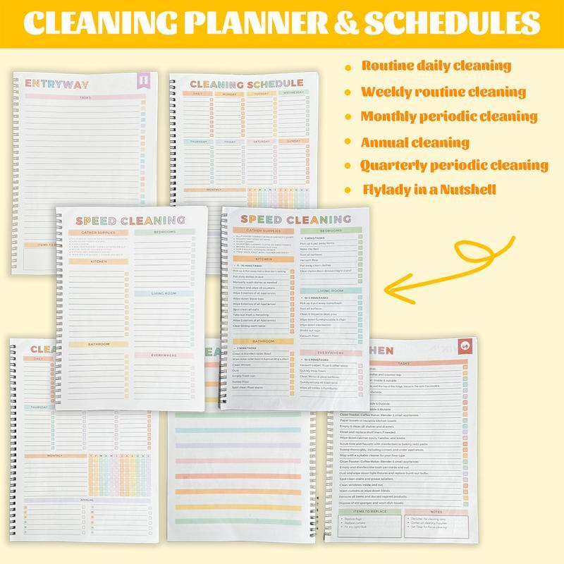 ADHD Household Daily Cleaning Schedule Planner✔