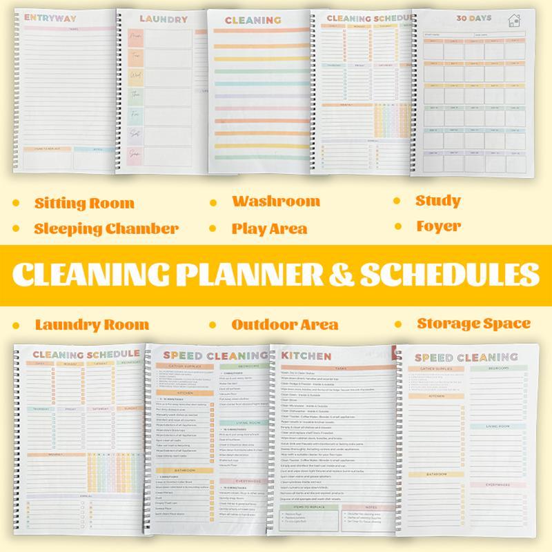 ADHD Household Daily Cleaning Schedule Planner✔