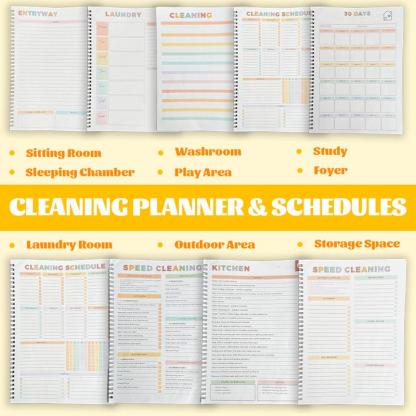 ADHD Household Daily Cleaning Schedule Planner✔