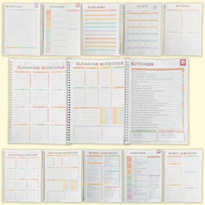 ADHD Household Daily Cleaning Schedule Planner✔