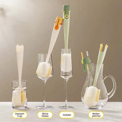 5-in-1 Bottle Cleaning Brush (Multifunctional) – For Cup Lid Cleaning & Home Kitchen Tasks