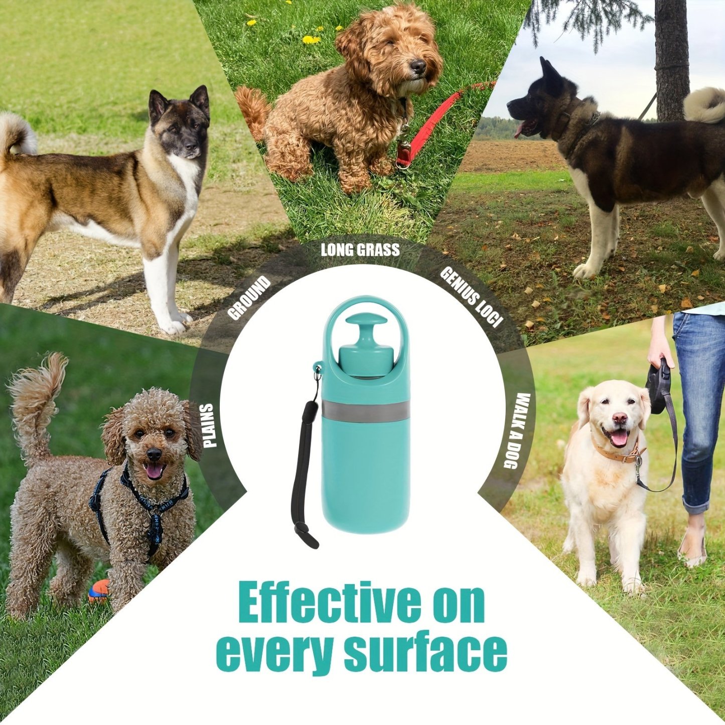 🐕 70K+ SOLD -Portable Poop Scooper with Bags