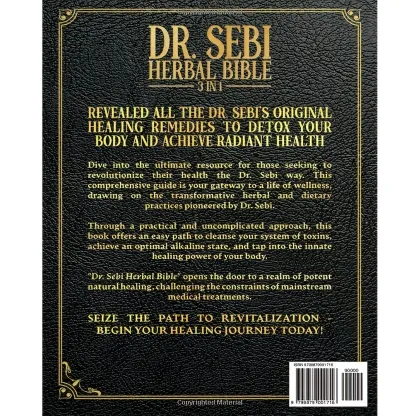 🌿Dr. Sebi's Herbal Bible [3-in-1] Body Cleanse & Healing Herbs Guide Book