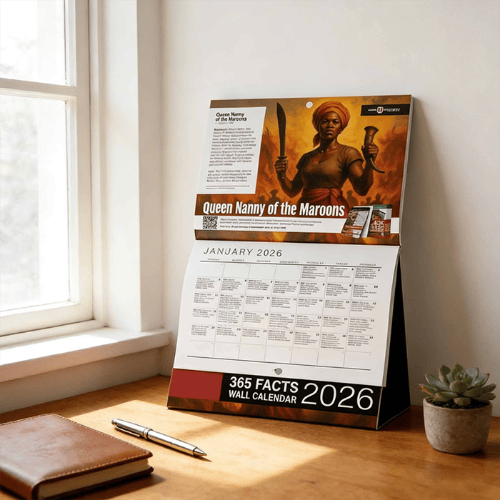 📅2026 Calendar Black History 365 Facts Power to the People✊🏾