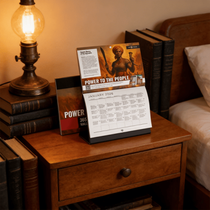 📅2026 Calendar Black History 365 Facts Power to the People✊🏾