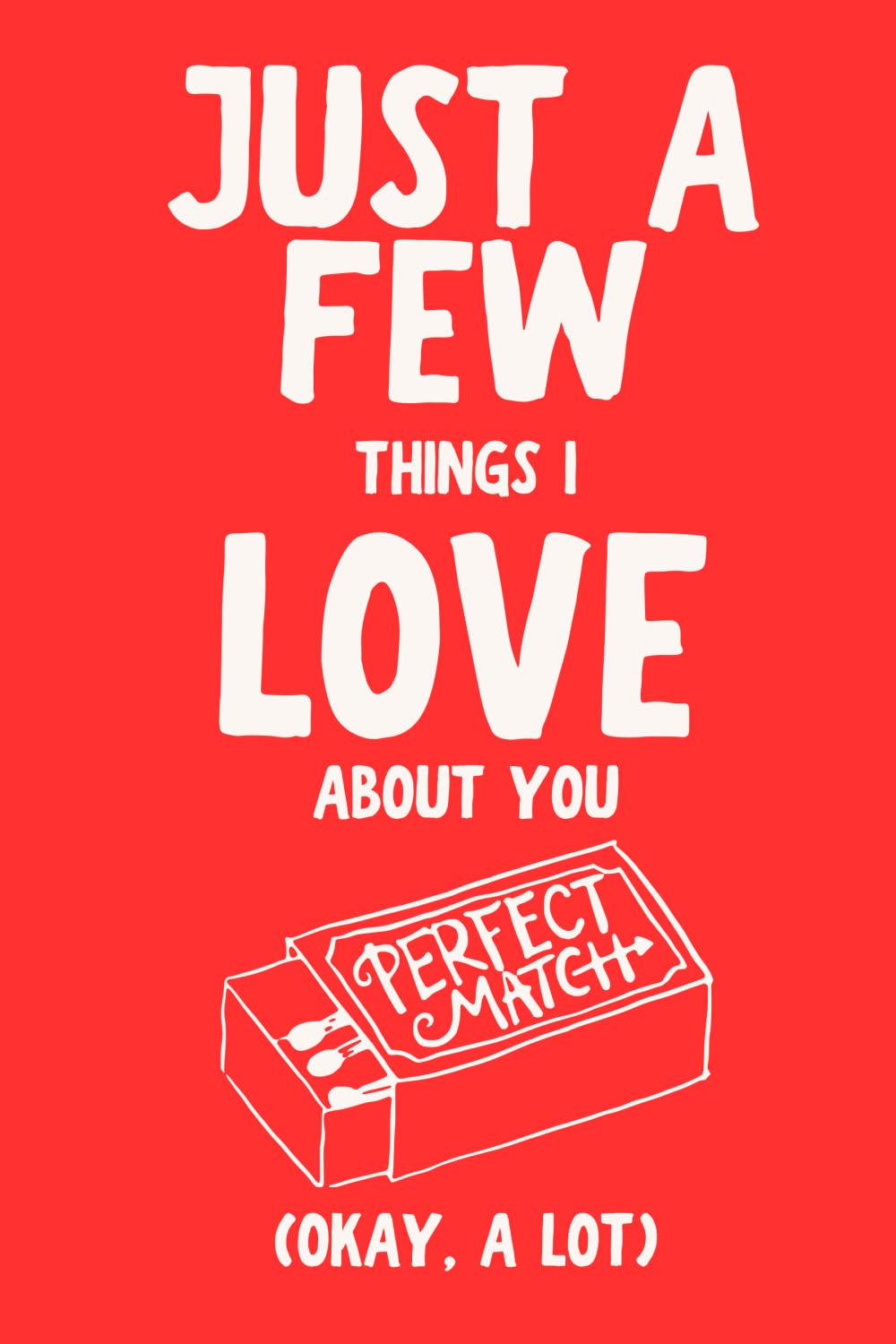 💖Just A Few Things I Love About You (Okay, A Lot) Romantic Couples Fill-In-The-Blank Gift Book📚