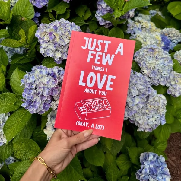 💖Just A Few Things I Love About You (Okay, A Lot) Romantic Couples Fill-In-The-Blank Gift Book📚