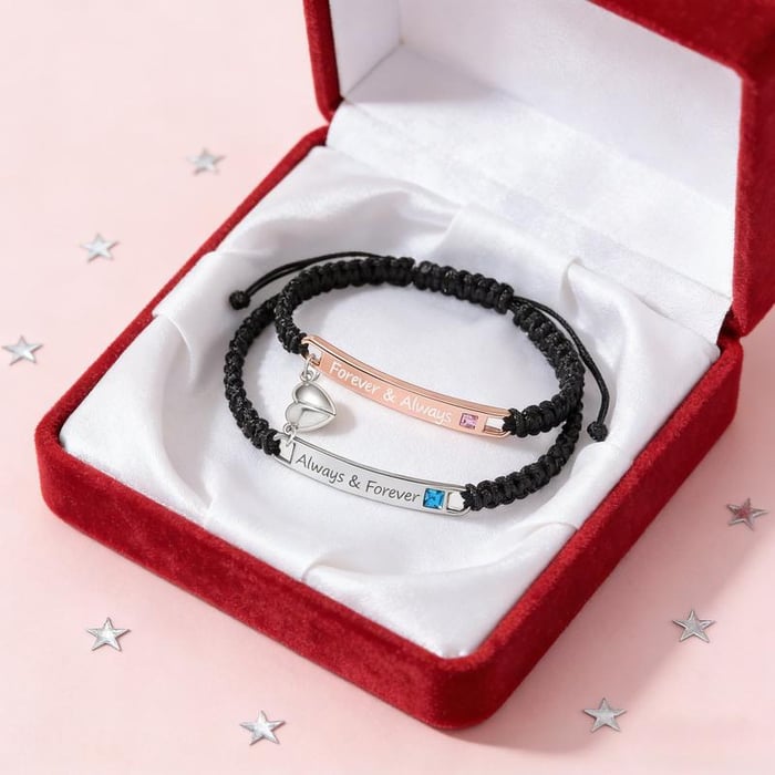 ❤️Early Valentine's Day Sale ❤️Adjustable Couple Bracelet Set(🎁WITH GIFT BOX)