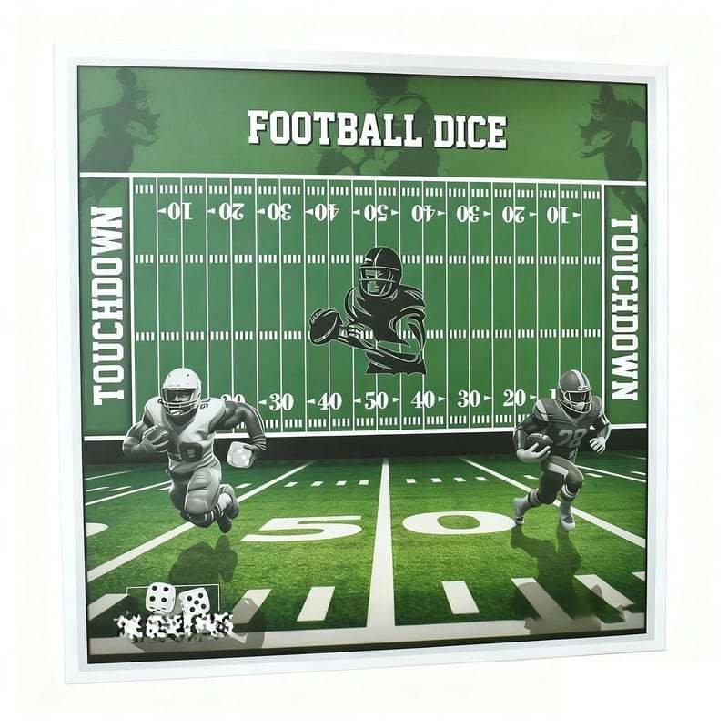 🏈 Football Game Board – Roll, Score & Win! 🎯