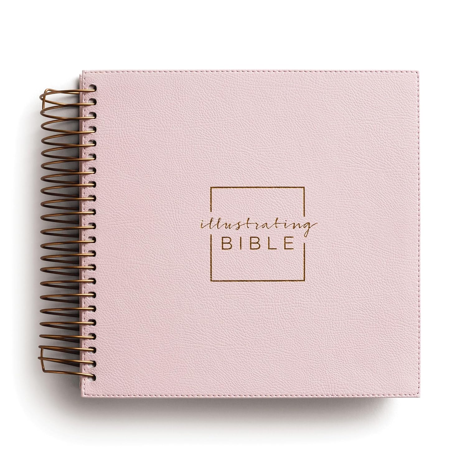 NIV, Spiral-bound Illustrating Bible, Leathersoft Spiral, Pink: Draw, Write, and Reflect Your Way Through Scripture