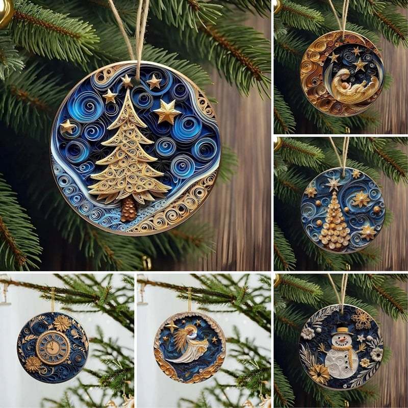 Quilling Christmas Ornaments