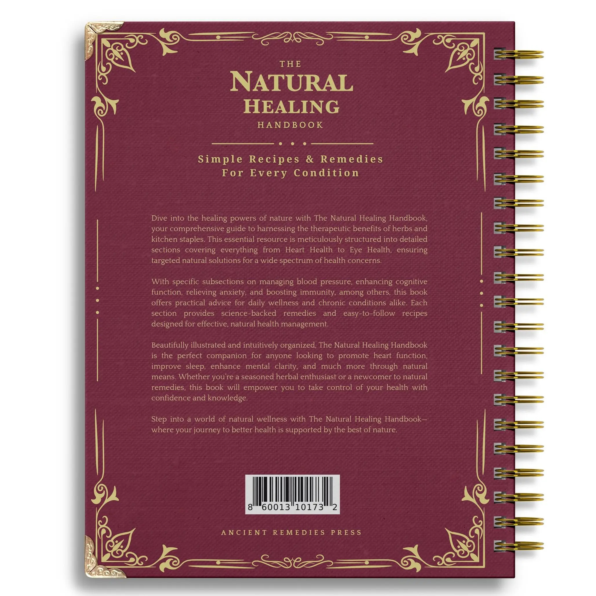 The Natural Healing Handbook - Simple Recipes & Remedies for Every Condition