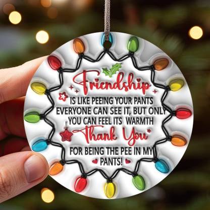 🎁🎁Friendship Like Peeing Your Pants Ornament