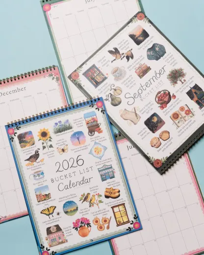 2026 Bucket List Calendar