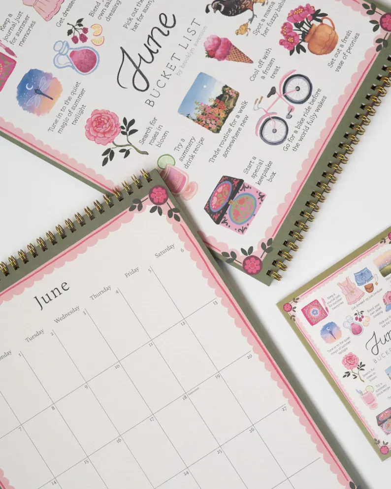 2026 Bucket List Calendar