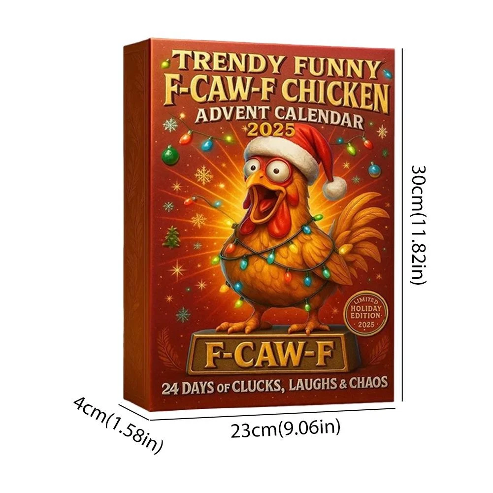 Funny F Caw F Chicken Advent Calendar 2025