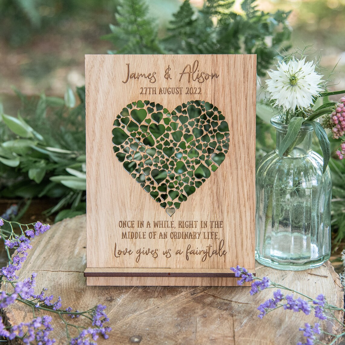 🎁Personalised wedding gift or Anniversary Plaque Present