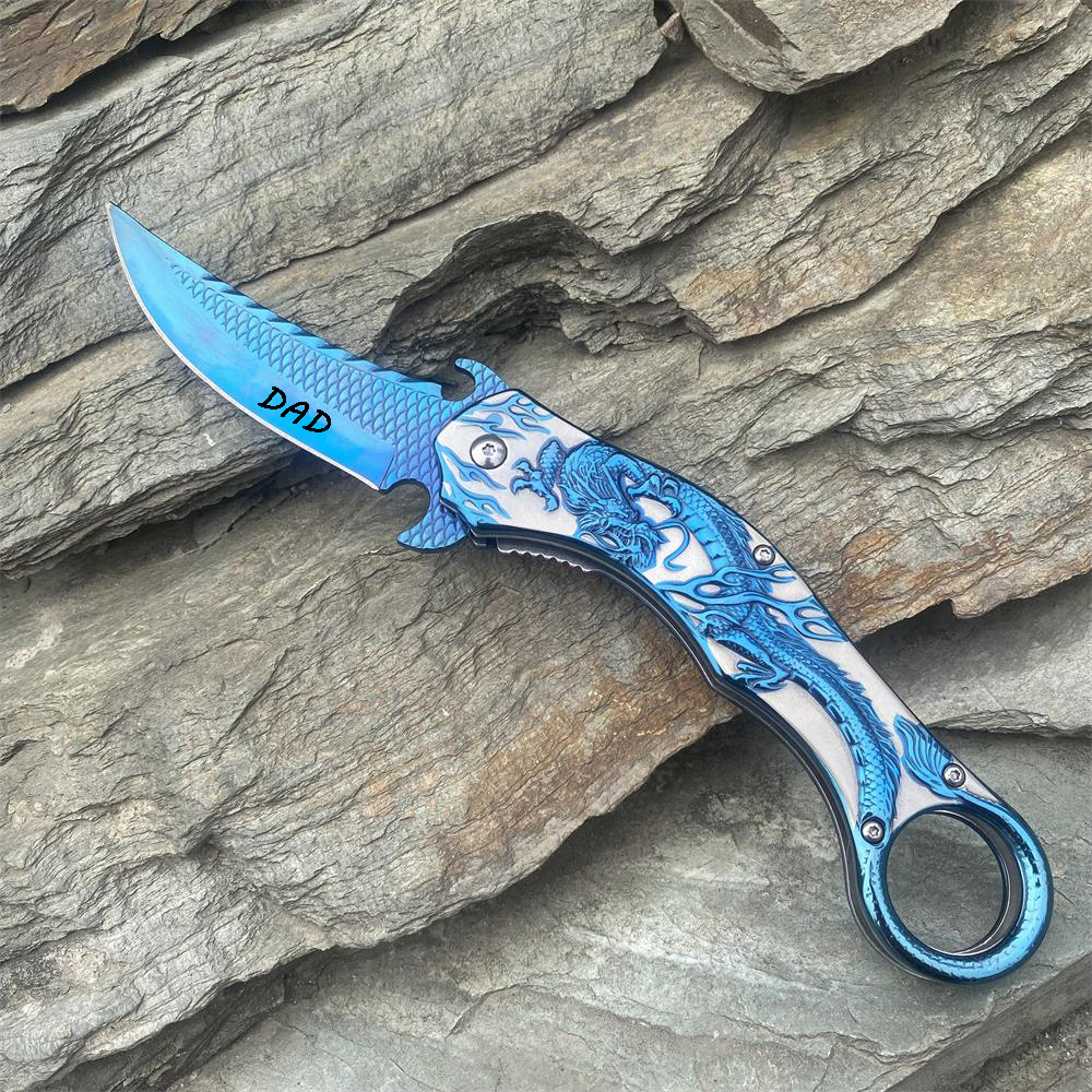 Eastern Dragon Folding Knife