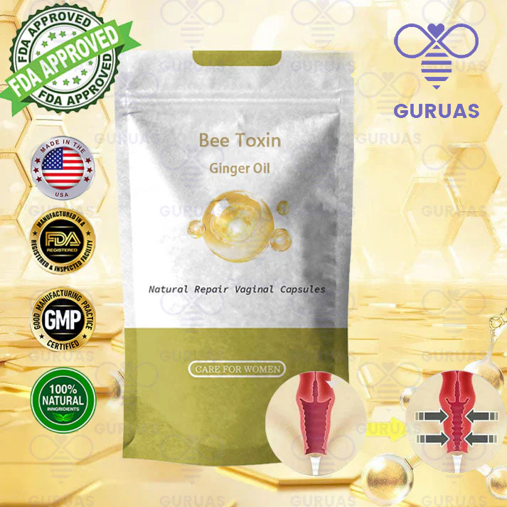 LOVILDS™ Bee Venom Ginger Oil Natural Repair Lose Weight Capsules