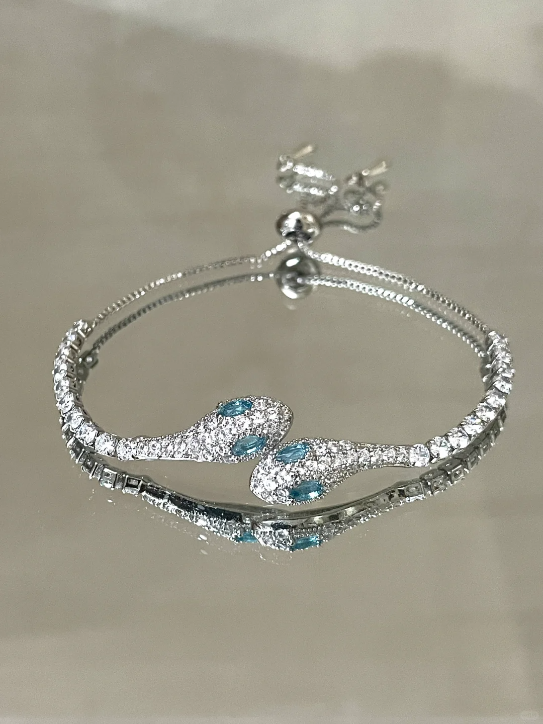 Snake Full Diamond Bracelet - New Colourway