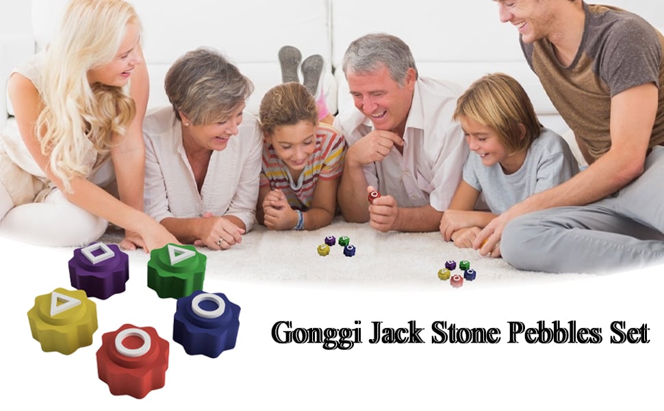Korean Traditional Play Game, Gonggi Jack Stone Pebbles Set Korean Traditional Play Game, Gonggi Jack Stone Pebbles Set